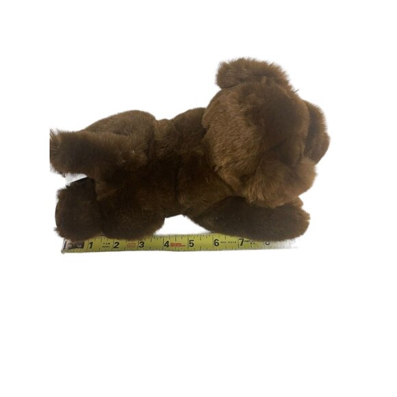 People Pals Plush Chocolate Lab Puppy Stuffed Animal Laying Down Realistic Soft - Picture 10 of 10